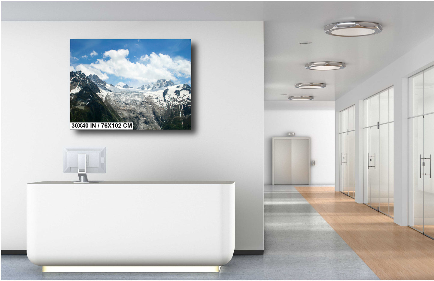 Glacier Above Chamonix France