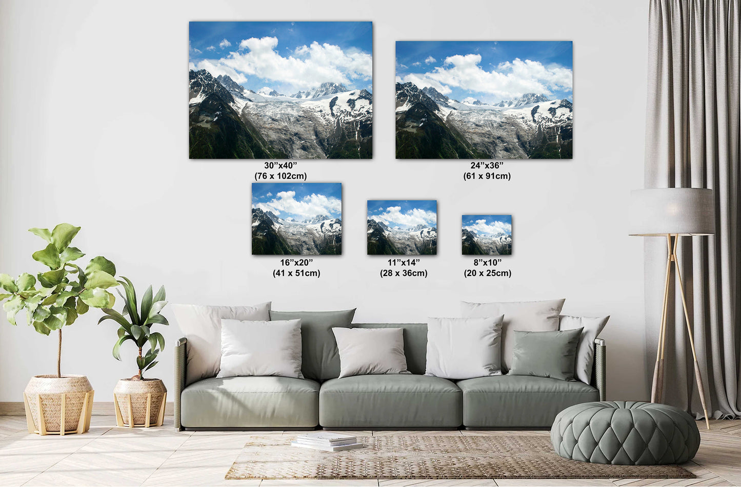 Glacier Above Chamonix France