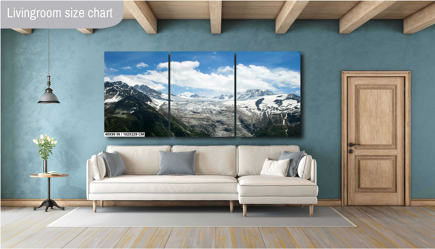 Glacier Above Chamonix France