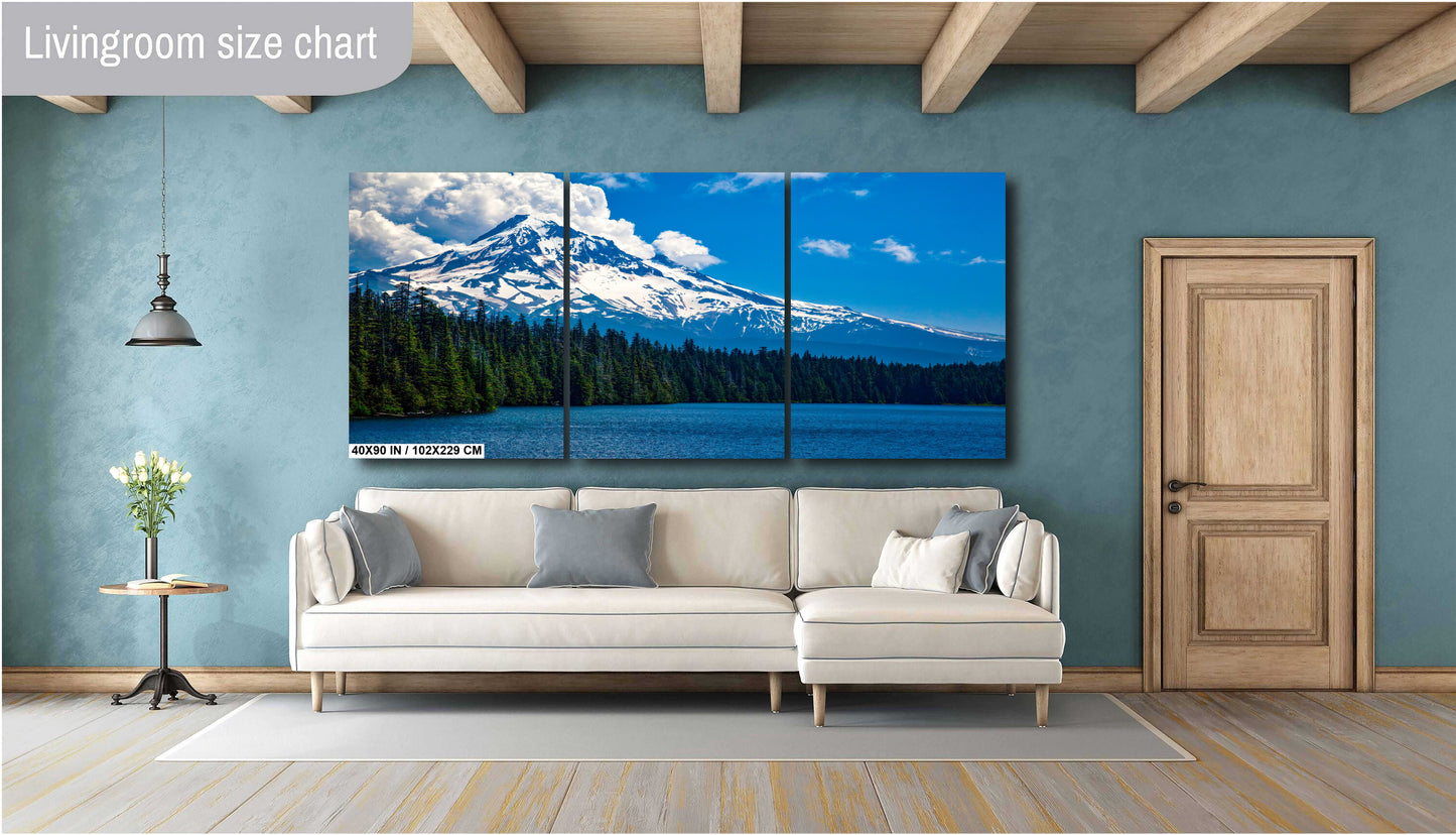 Mountain And Lake, Mt. Hood Oregon